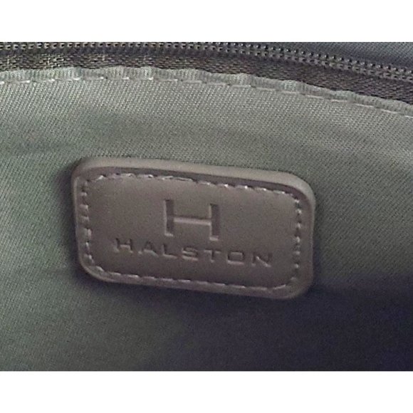 Halston Satchel, Sage Vegan Leather with Matching Interior - Picture 7 of 7